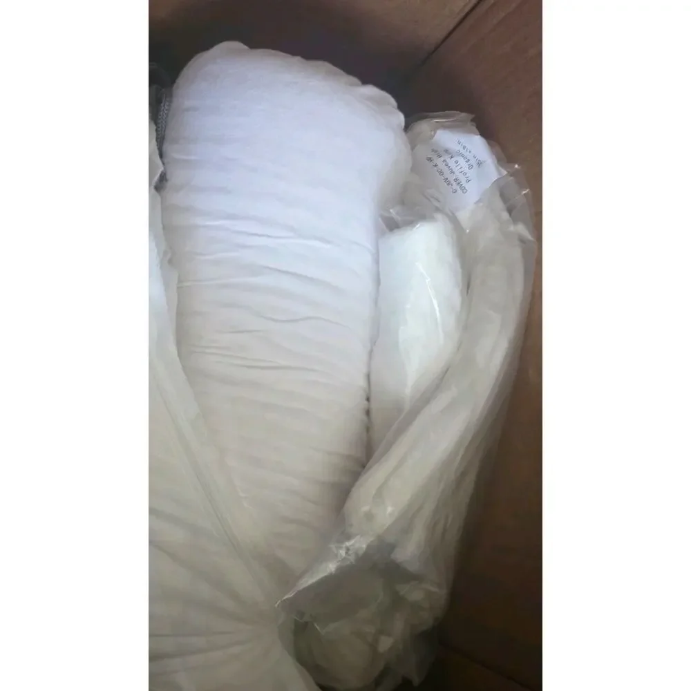 JUVEA Elevate High-Profile Latex Pillow, Organic Cotton Cover, King